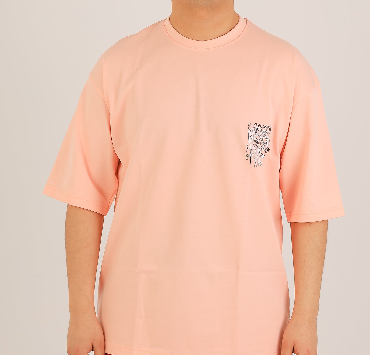NEVER ALONE Statement Tee – Graffiti Edition